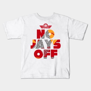 No Jays Off Cardinal Red Kids T-Shirt